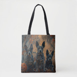 Blue Heeler Halloween Nacht Hunde-Leckerei Tasche
