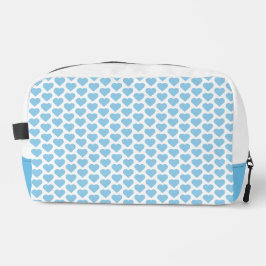 Blue Heft Print Cut Nähtasche Waschbeutel
