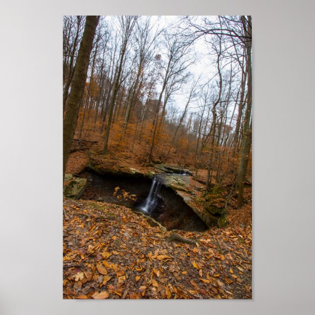 Blue Hen Falls, Cuyahoga Valley National Park, OH Poster (Vorne)