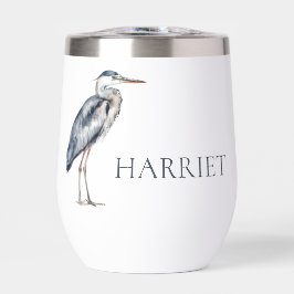 Blue Heron Bird an der Küste Personalisiert