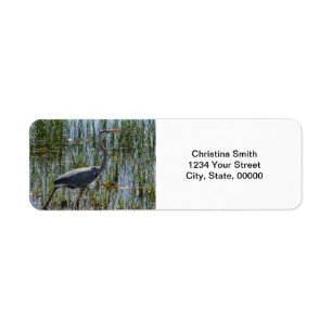 Blue Heron Bird Foto Persönliche Rücksendeadresse
