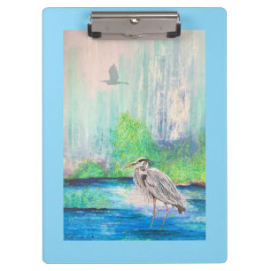 Blue Heron Clipboard Klemmbrett