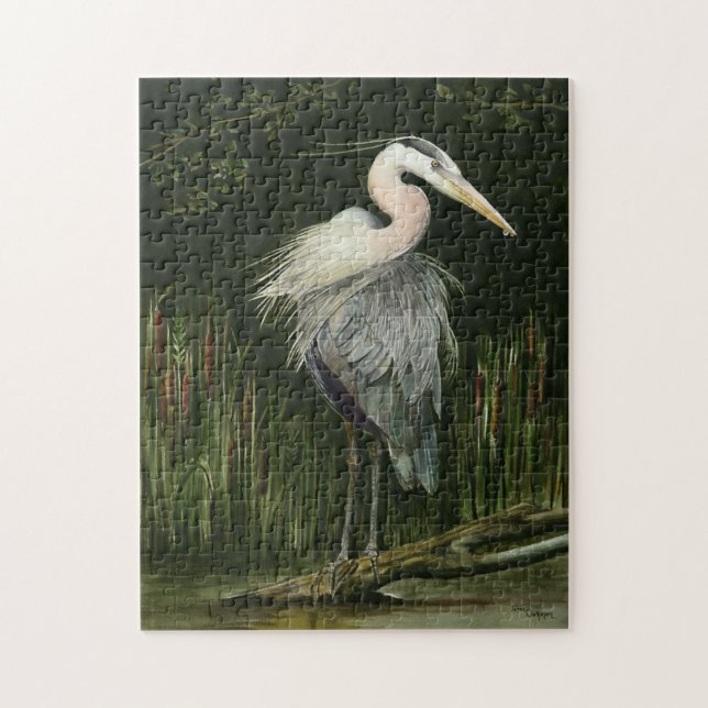 Blue Heron Jigsaw Puzzle (Vertikal)