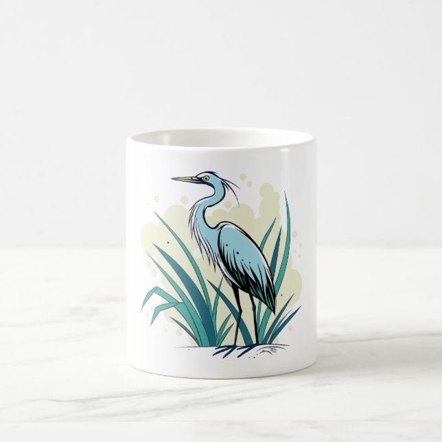 Blue Heron  Kaffeetasse (Mittel)