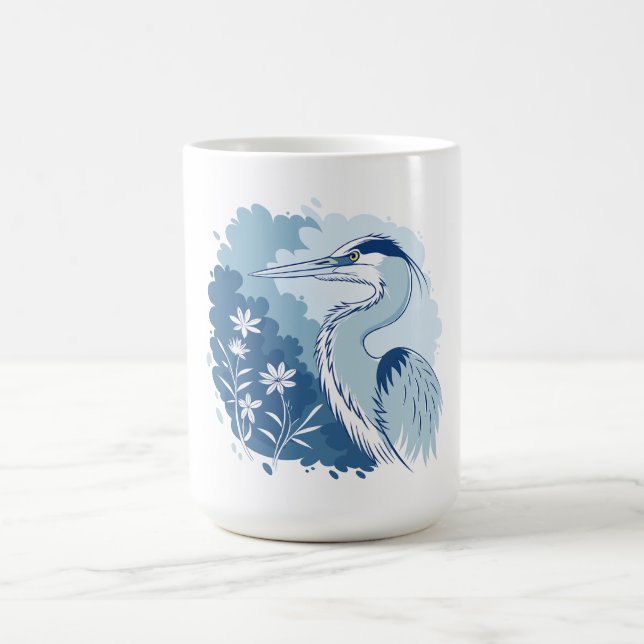 Blue Heron Kaffeetasse (Mittel)