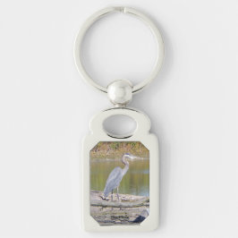 Blue Heron Metal-Schlüsselkette Schlüsselanhänger