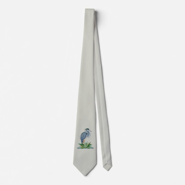 Blue Heron Neck Tie Krawatte (Vorderseite)