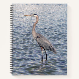 Blue Heron Notebook Notizbuch