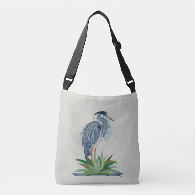 Blue Heron Tasche (Vorderseite)