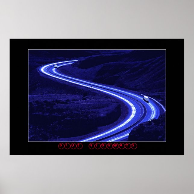 BLUE HIGHWAYS POSTER (Vorne)