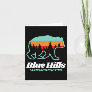 Blue Hills Machusetts Skifahren Snowboarden Karte