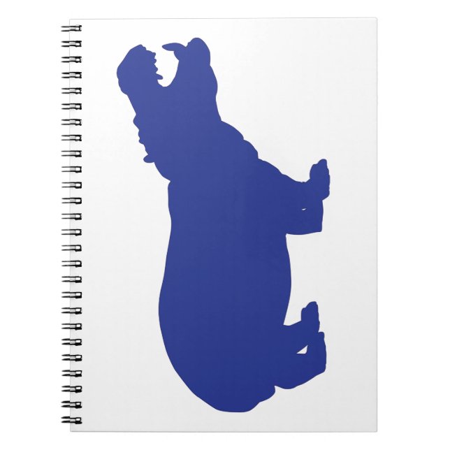 Blue-Hippo Notizblock (Vorderseite)