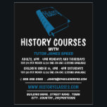 Blue History Book, History Course Advertising Flyer<br><div class="desc">Blue History Book,  History Course Werbung Flyer durch den Business Card Store.</div>