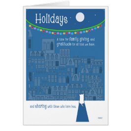 Blue Holidays Denken Sie an Obdachlose Hunde