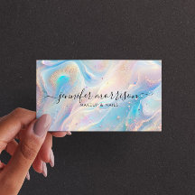 Blue Holographic Opal Gold Glitter Makeup, Beauty