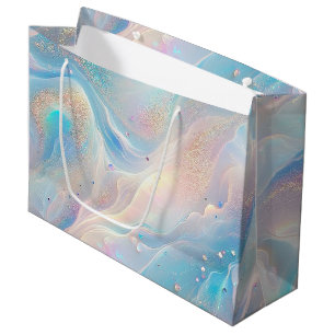 Blue Holographic Opal Gold Glitzer Makeup, Beauty Große Geschenktüte