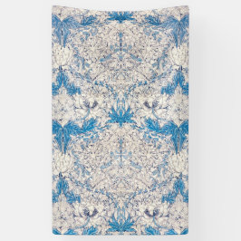 Blue Honeysuckle (von William Morris) Banner