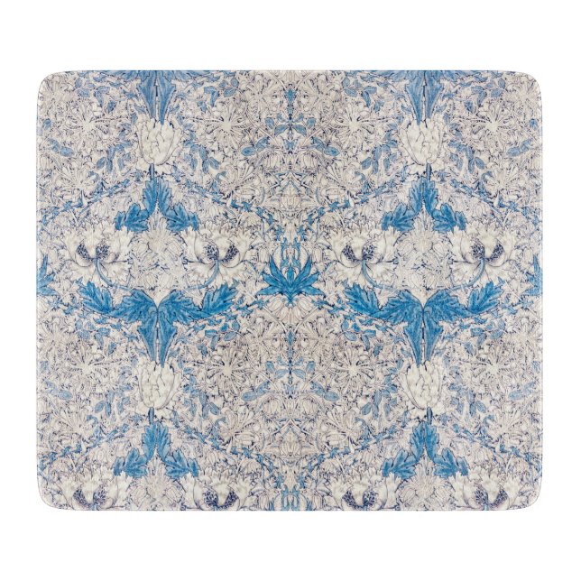 Blue Honeysuckle (von William Morris) Schneidebrett (Vorderseite)