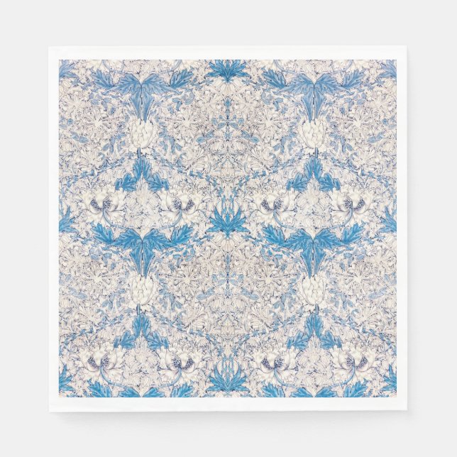 Blue Honeysuckle (von William Morris) Serviette (Vorderseite)