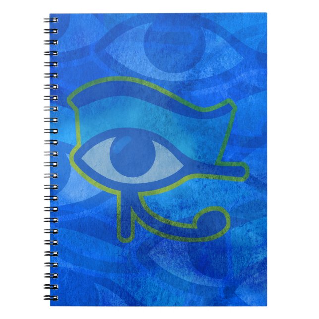 Blue Horse Eye Notebook Notizblock (Vorderseite)