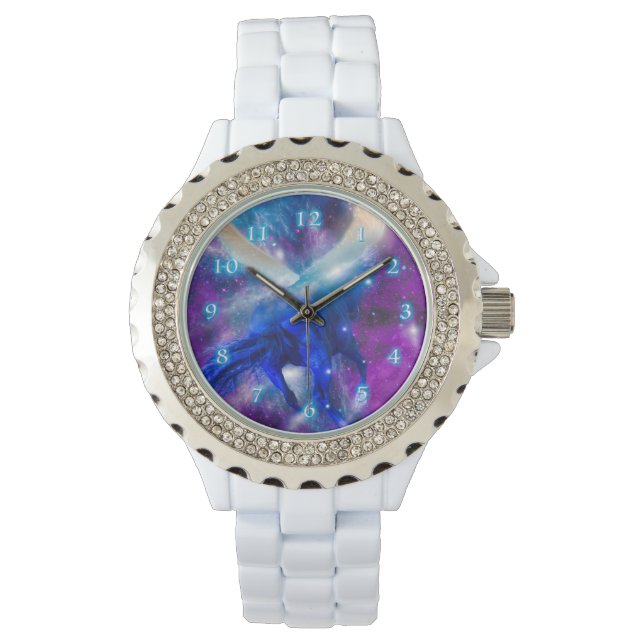 BLUE HORSE PROPHECY ARMBANDUHR (Vorderseite)