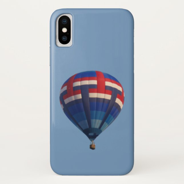 Blue Hot Air Ballon Case-Mate iPhone Hülle (Rückseite)