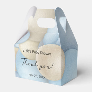 Blue Hot Air Balloon Baby Dusche Geschenkschachtel