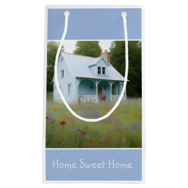 Blue House Housewarming Kleine Geschenktüte (Vorderseite)
