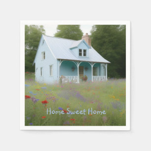 Blue House Housewarming Serviette