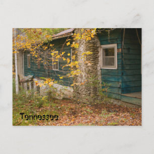 Blue House in Tennessee Postkarte