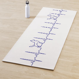 Blue Hund Heartbeat Yoga Mat Yogamatte