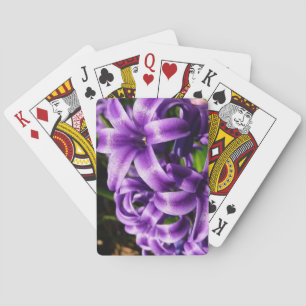 Blue Hyacinth II Spring Floral Spielkarten