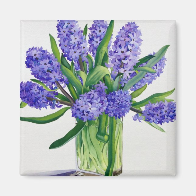 Blue Hyacinths Magnet (Vorne)