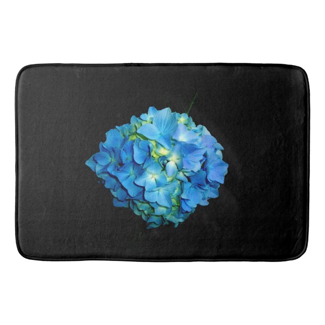 Blue Hydrangea Badematte (Vorderseite)
