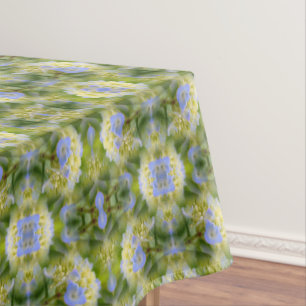 Blue Hydrangea Blume Abstrakt Natur Tischdecke