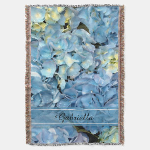 Blue Hydrangea Blume Blossom Decke