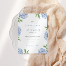 Blue Hydrangea Blume Classic Wedding