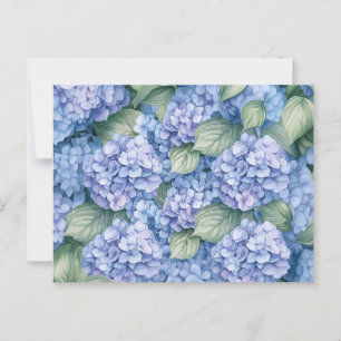 Blue Hydrangea Blume Cotattcore Postkarte