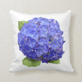 Blue Hydrangea-Blume Kissen