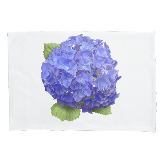 Blue Hydrangea-Blume Kissenbezug (Vorderseite)