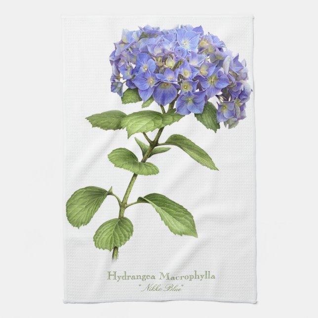 Blue Hydrangea-Blume Küchentuch (Vertikal)
