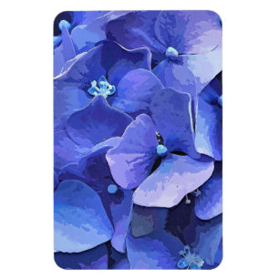 BLUE HYDRANGEA BLUME MAGNET