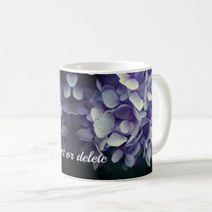 Blue Hydrangea Blume Personalisiert  Kaffeetasse