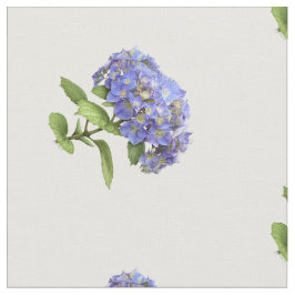 Blue Hydrangea-Blume Stoff