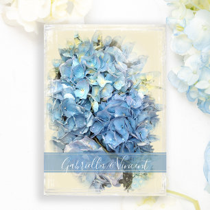 Blue Hydrangea Blume Wedding Einladung