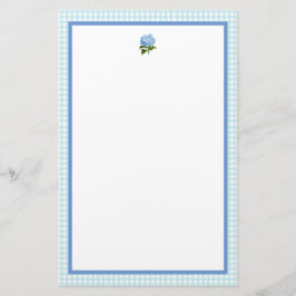 Blue Hydrangea Briefpapier