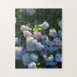 Blue Hydrangea Fleurs Jigsaw Puzzle