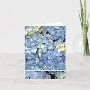 Blue Hydrangea Floral Bridesmaid Merci