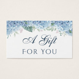 Blue Hydrangea Geschenkkarte