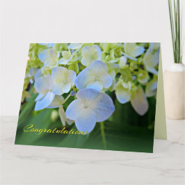 Blue Hydrangea Jegliche Gelegenheit Glückwunschkar Karte